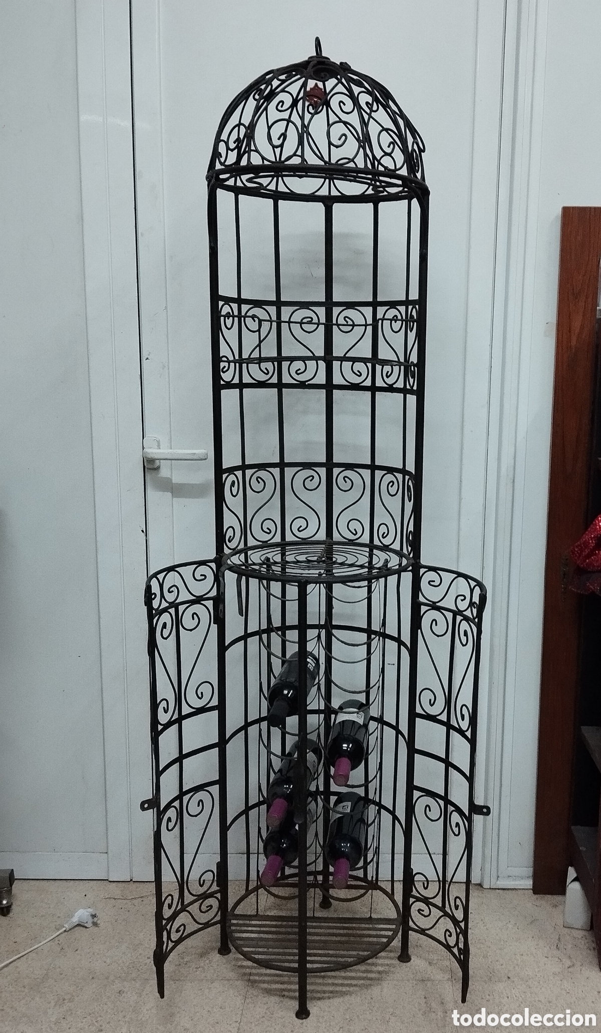 Antig&uuml;edades: Botellero de vino antiguo - Foto 4