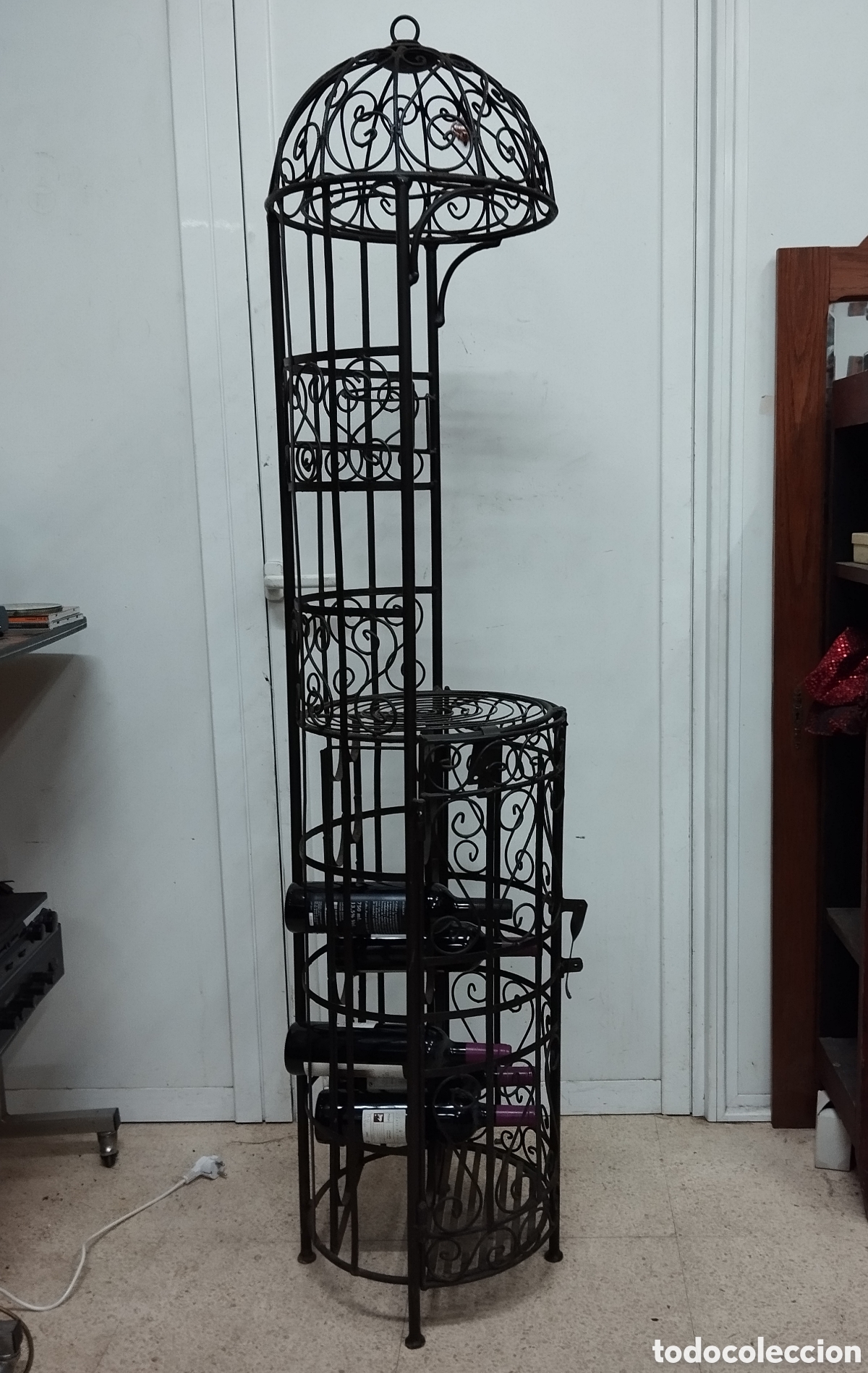 Antig&uuml;edades: Botellero de vino antiguo - Foto 5