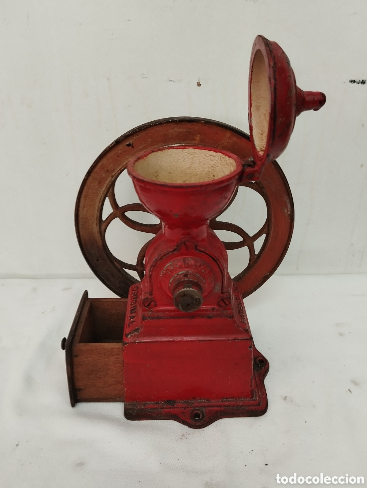 Antig&uuml;edades: Molinillo de caf&eacute; hierro fundido ORIGINAL - Foto 9