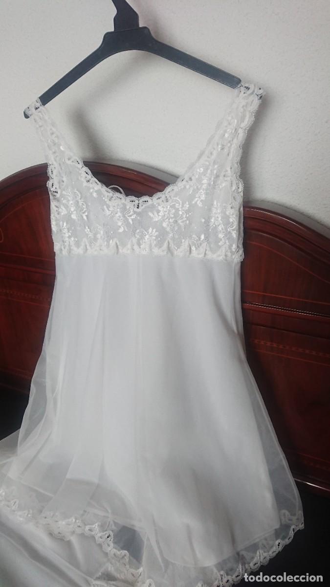 Antig&uuml;edades: Conjunto de lencer&iacute;a, marca Mitjans, talla 3 - Foto 3
