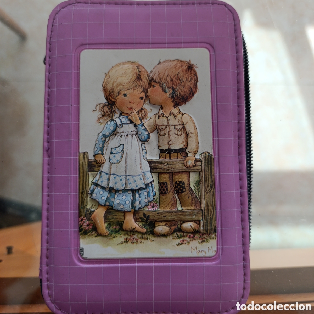 Antig&uuml;edades: ESTUCHE PLUMIER ESCOLAR SAFTA,A&Ntilde;OS 70