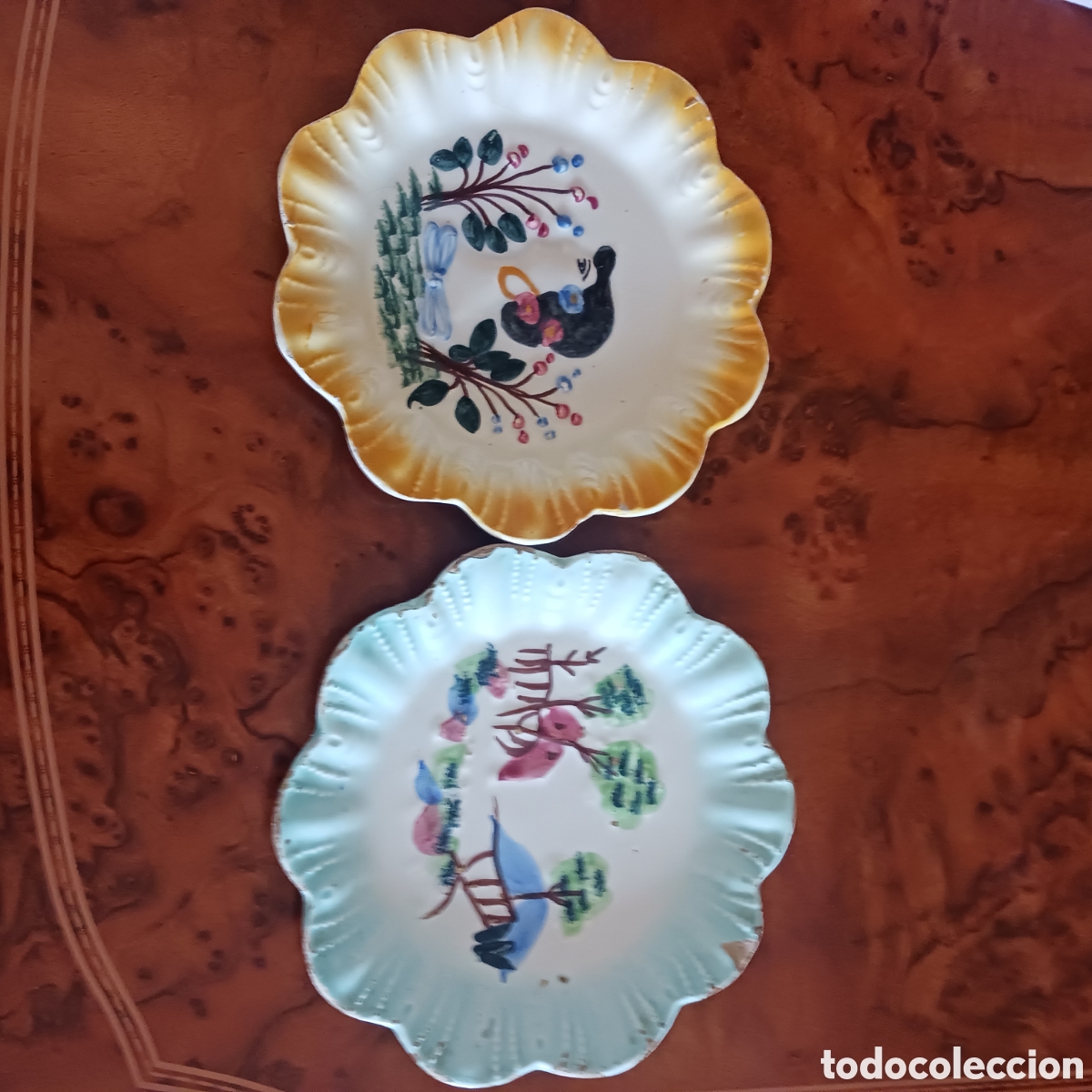 Antig&uuml;edades: Antiguos platos de manises - Foto 2