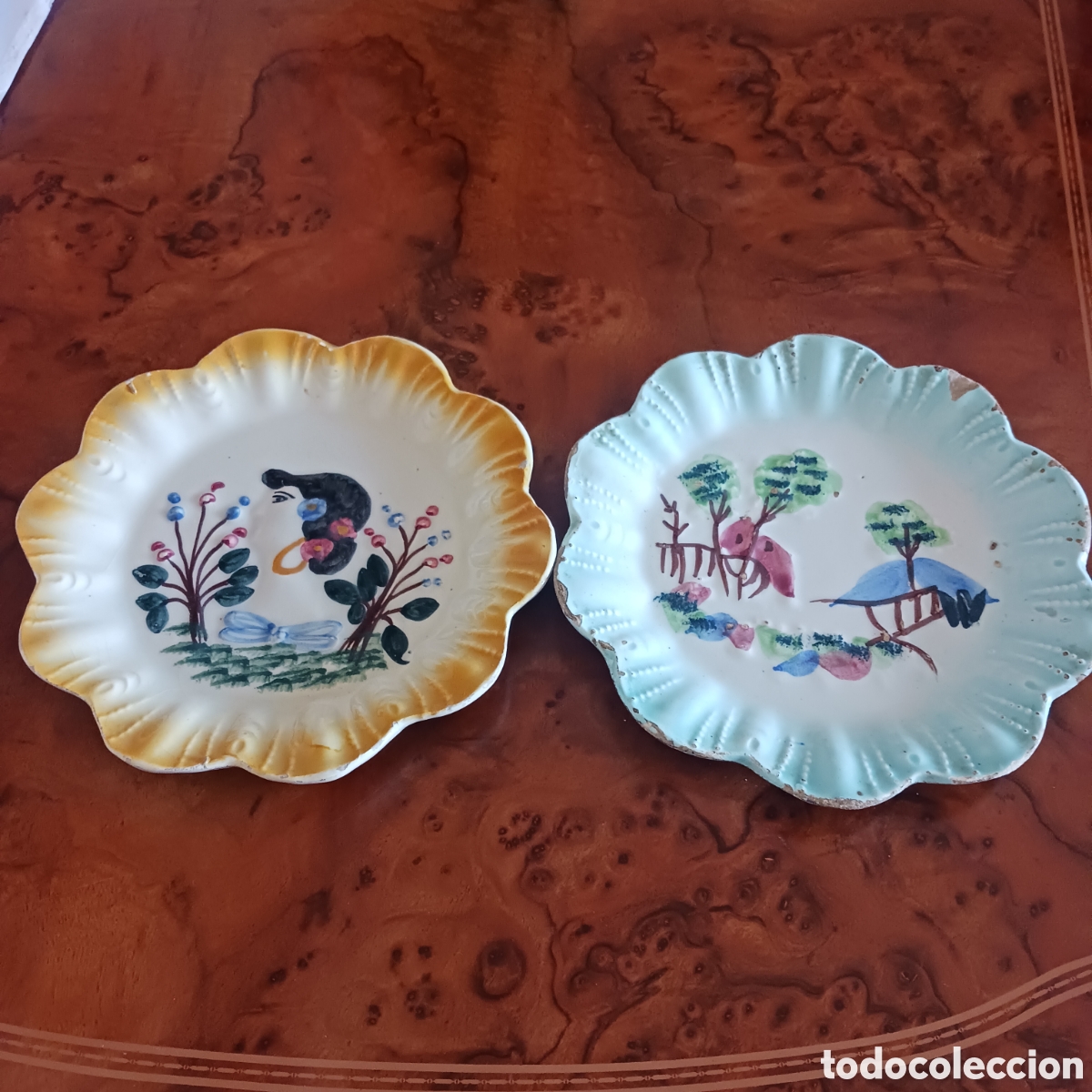 Antig&uuml;edades: Antiguos platos de manises - Foto 1