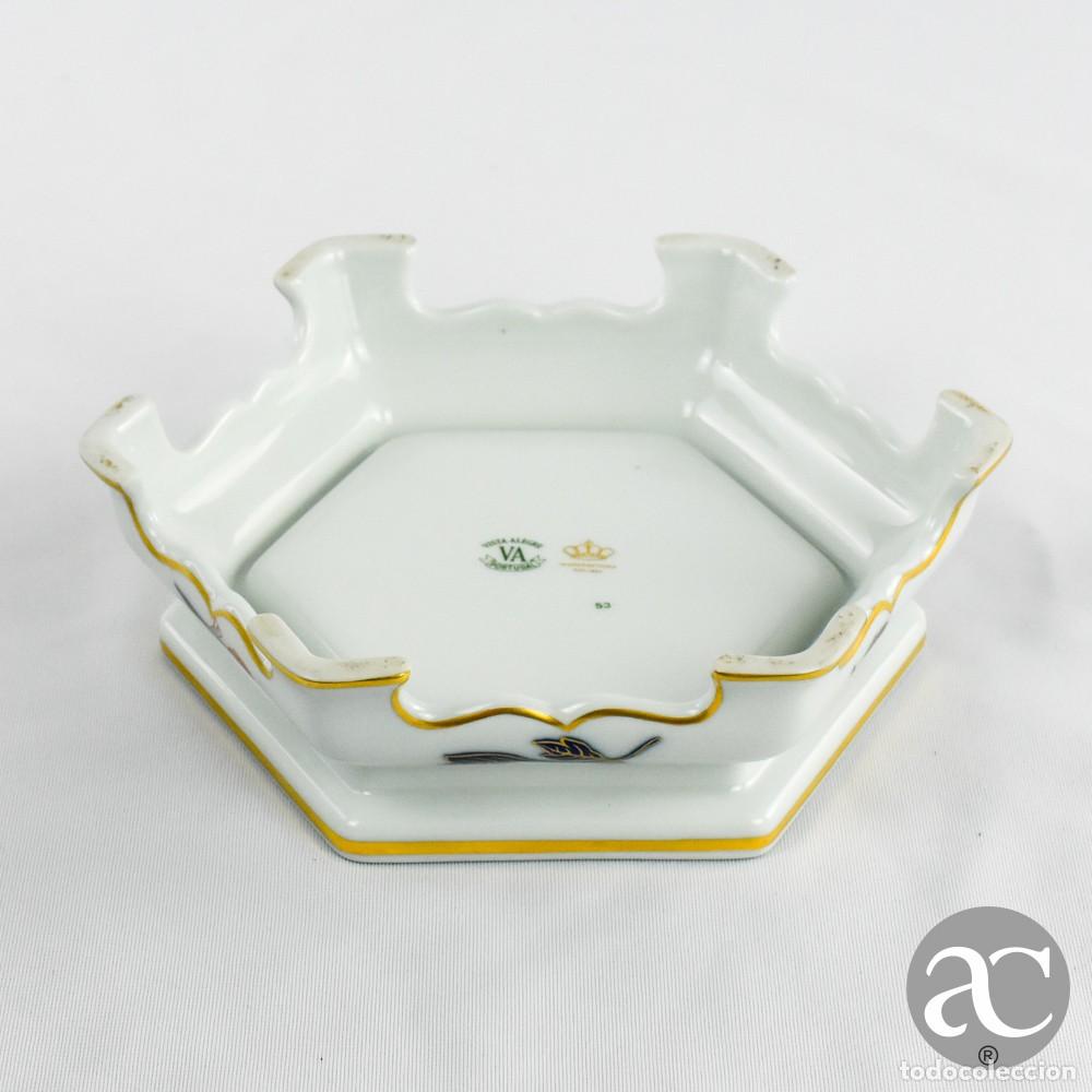 Antig&uuml;edades: Cachepot hexagonal com base, porcelana Vista Alegre, Decora&ccedil;&atilde;o Imari - Foto 6