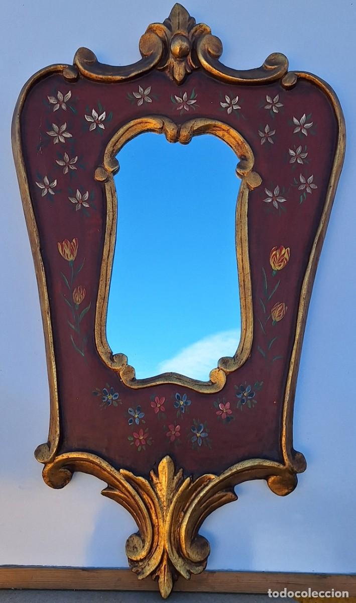 Antig&uuml;edades: ANTIGUA CORNUCOPIA DE MADERA TALLADA - Foto 1