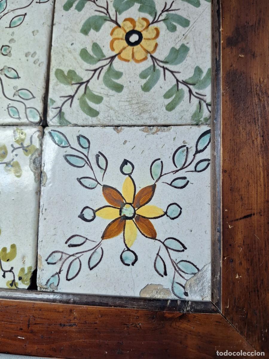 Antig&uuml;edades: Cuadro de azulejos antiguos. - Foto 2