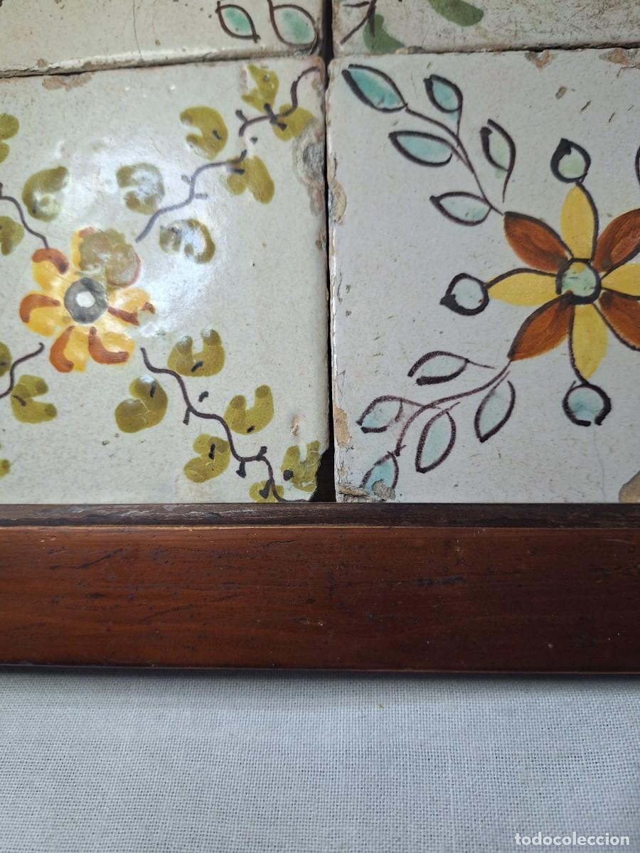 Antig&uuml;edades: Cuadro de azulejos antiguos. - Foto 4