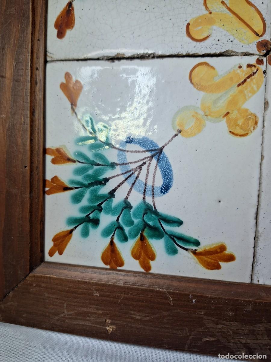 Antig&uuml;edades: Cuadro de azulejos antiguos. - Foto 2