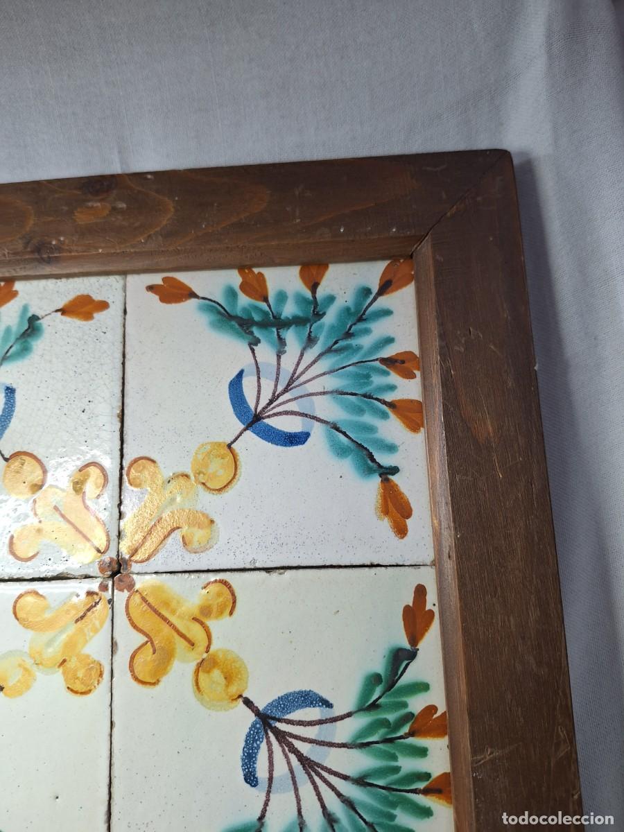 Antig&uuml;edades: Cuadro de azulejos antiguos. - Foto 3