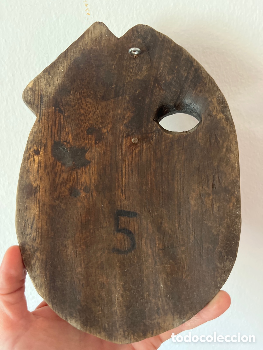 Antig&uuml;edades: M&aacute;scara tribal madera - Foto 3