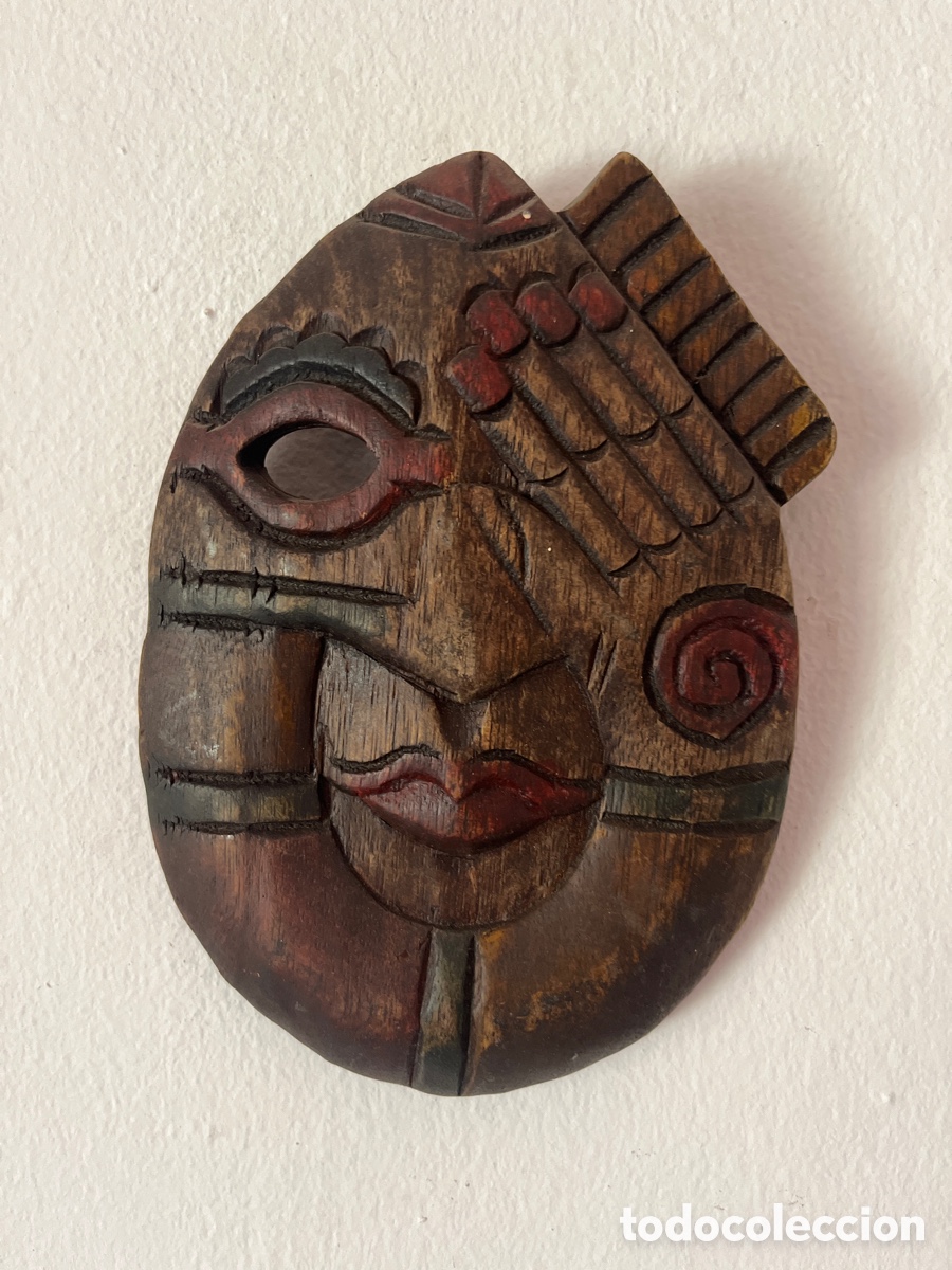 Antig&uuml;edades: M&aacute;scara tribal madera - Foto 1