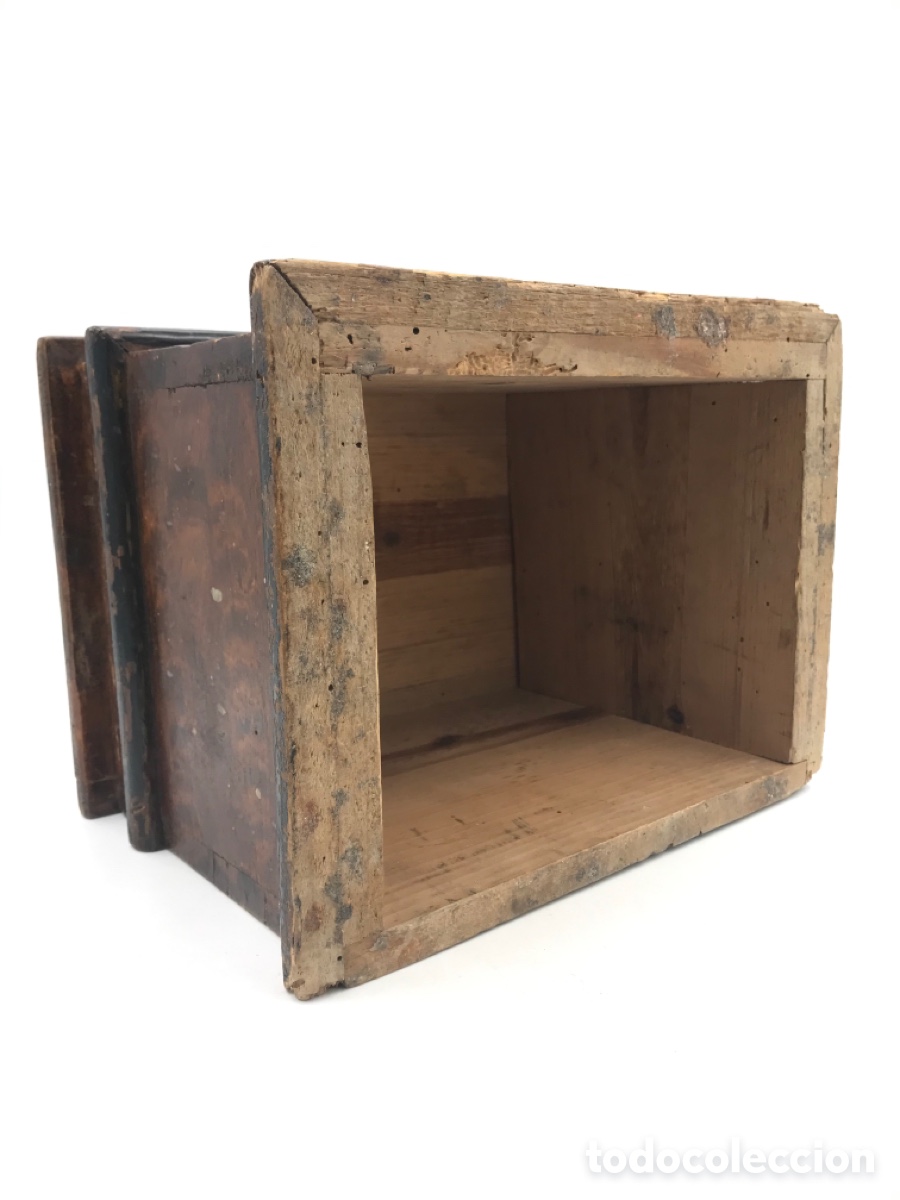 Antig&uuml;edades: Peana antigua de madera. - Foto 5
