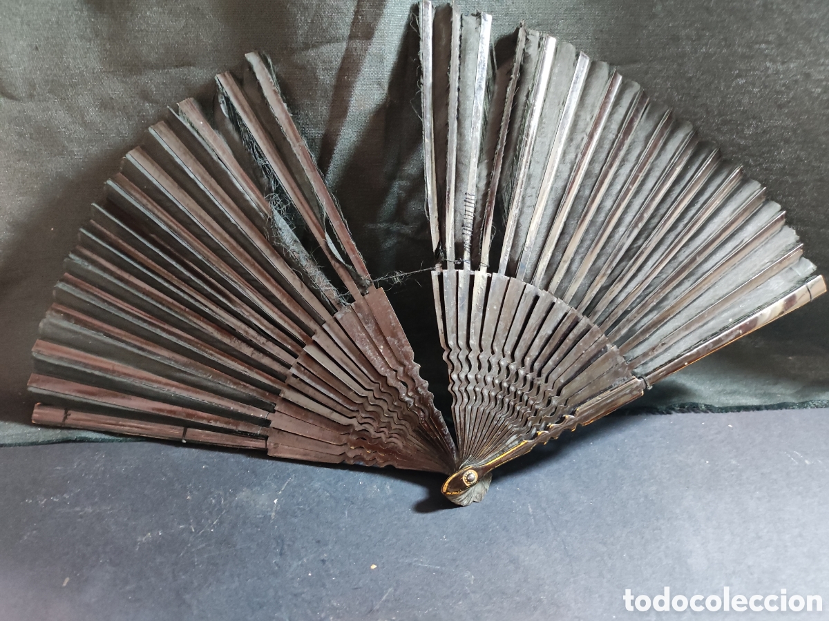 Antig&uuml;edades: Abanico negro para restaurar - Foto 3
