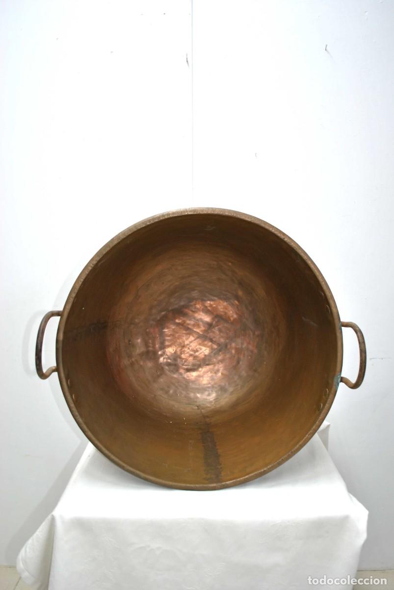 Antiques: GRAN CALDERO DE COBRE ANTIGUO