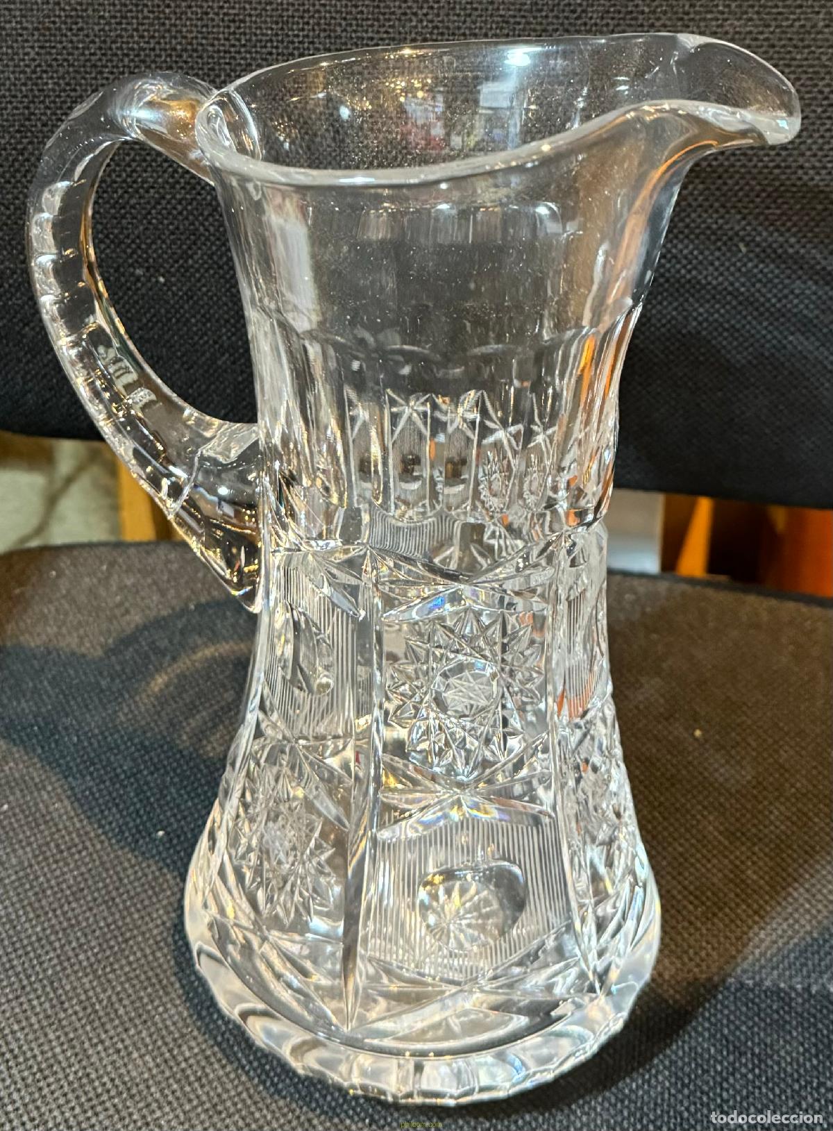 Antig&uuml;edades: PRECIOSA JARRA DE CRISTAL 26cm - Foto 2