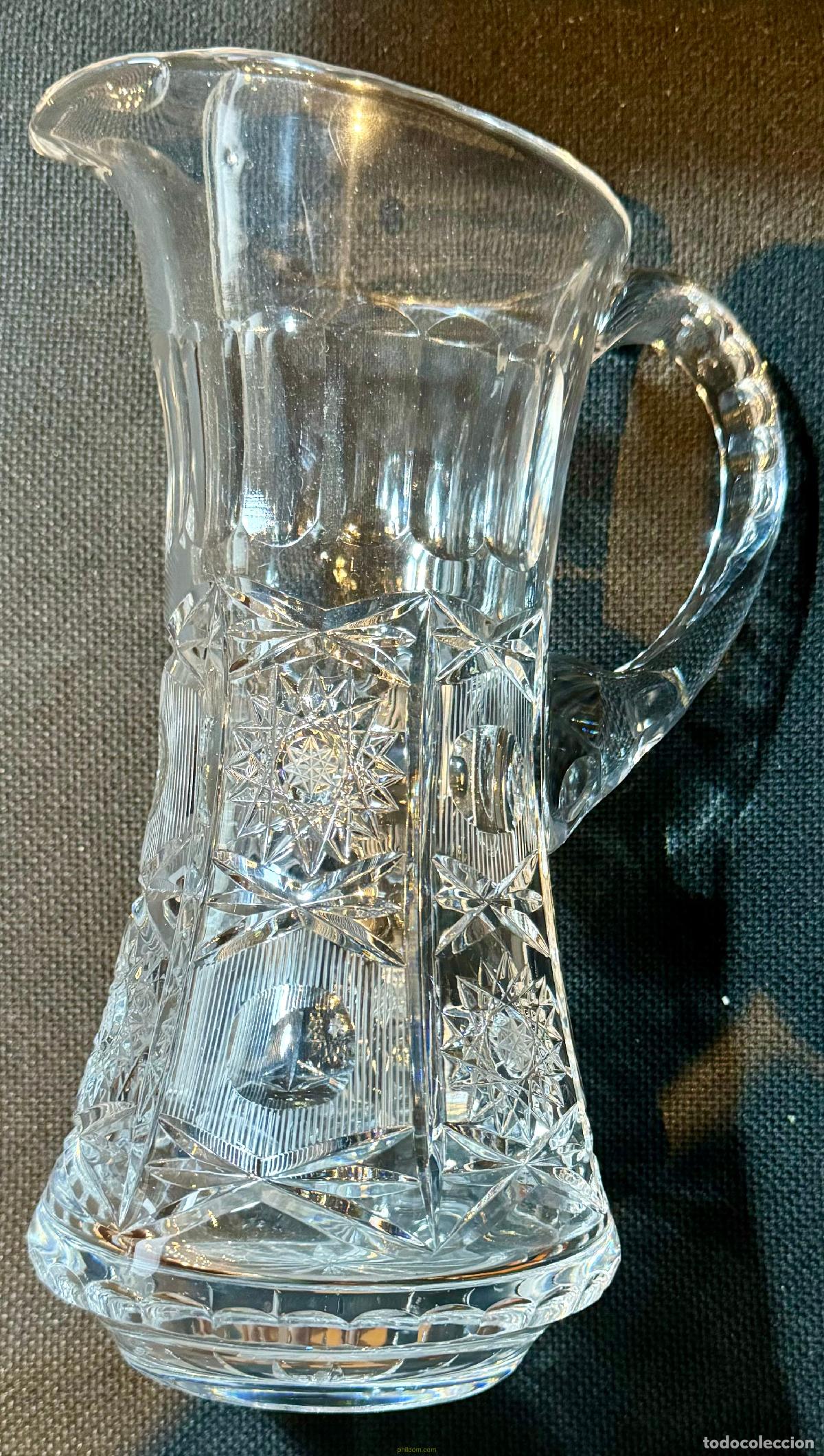 Antig&uuml;edades: PRECIOSA JARRA DE CRISTAL 26cm - Foto 3