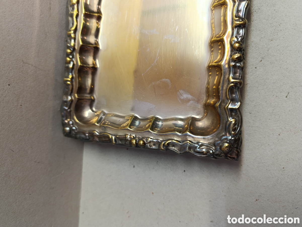 Antig&uuml;edades: BANDEJA TARJETERO SALVILLA, 4 PATAS, RECTANGULAR. - Foto 5