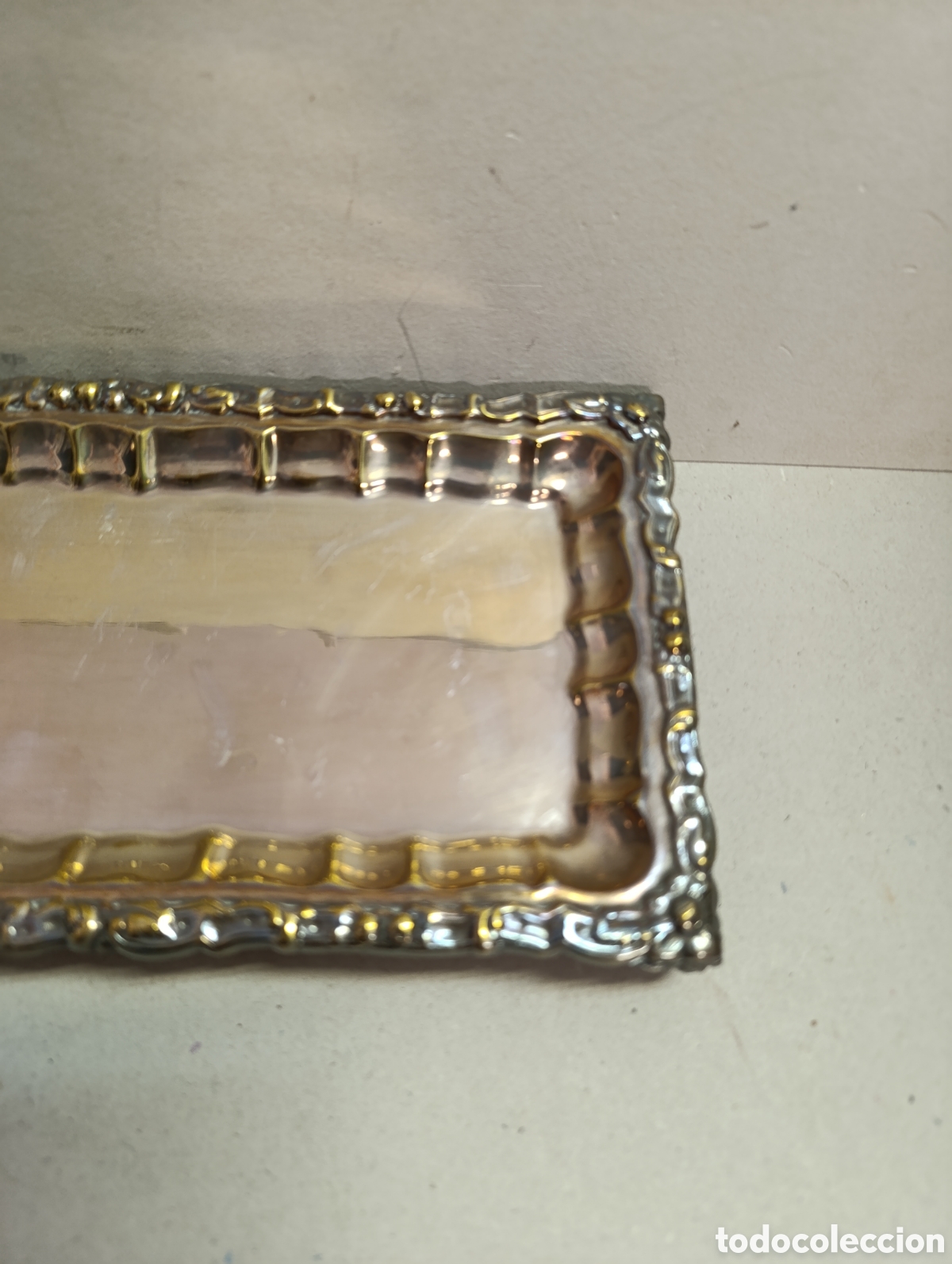 Antig&uuml;edades: BANDEJA TARJETERO SALVILLA, 4 PATAS, RECTANGULAR. - Foto 6