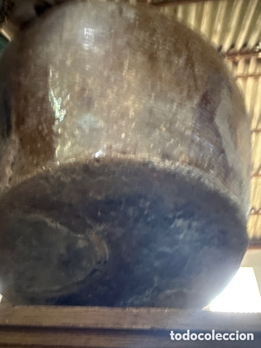 Antig&uuml;edades: Olla de barro vidriada - Foto 4