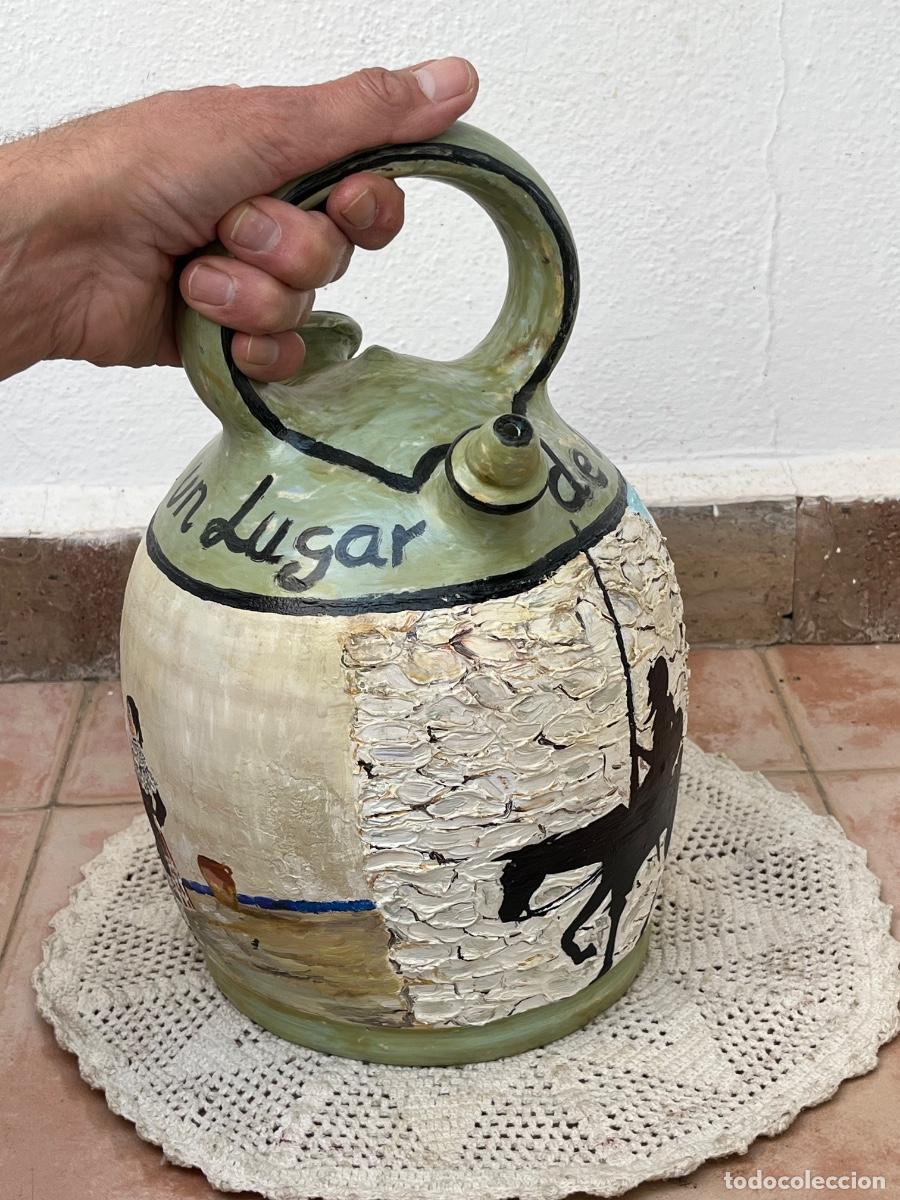 Antig&uuml;edades: Bonito botijo dedicado a La Mancha. - Foto 6