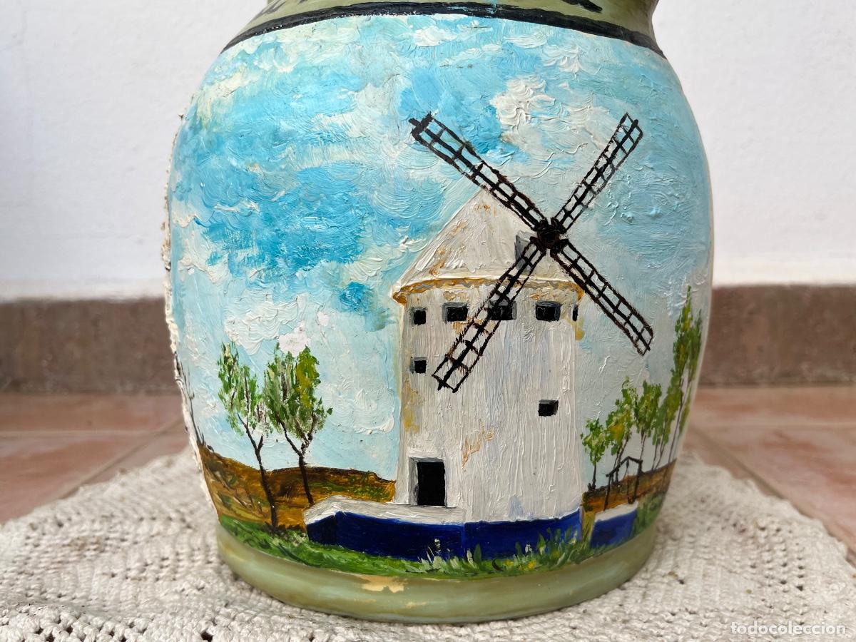 Antig&uuml;edades: Bonito botijo dedicado a La Mancha. - Foto 8