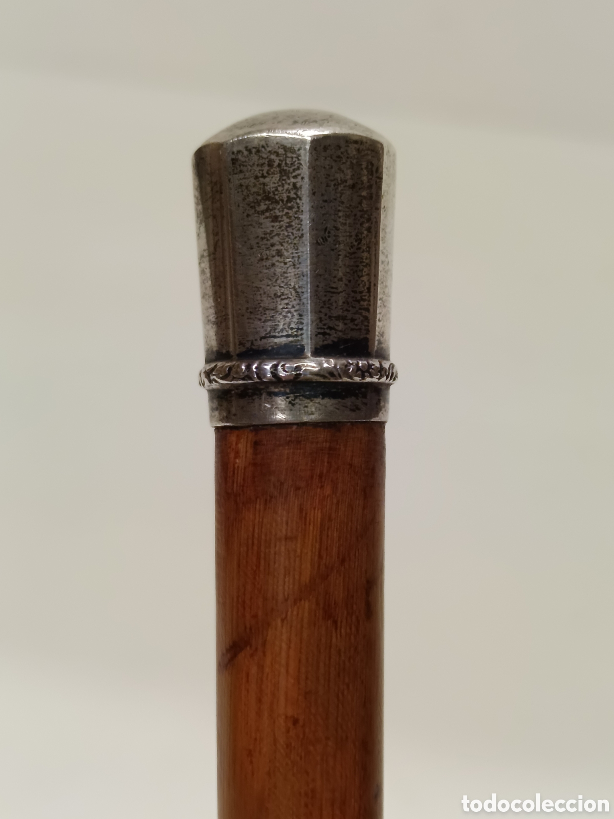 Antig&uuml;edades: Bast&oacute;n honor plata malaca - Foto 2
