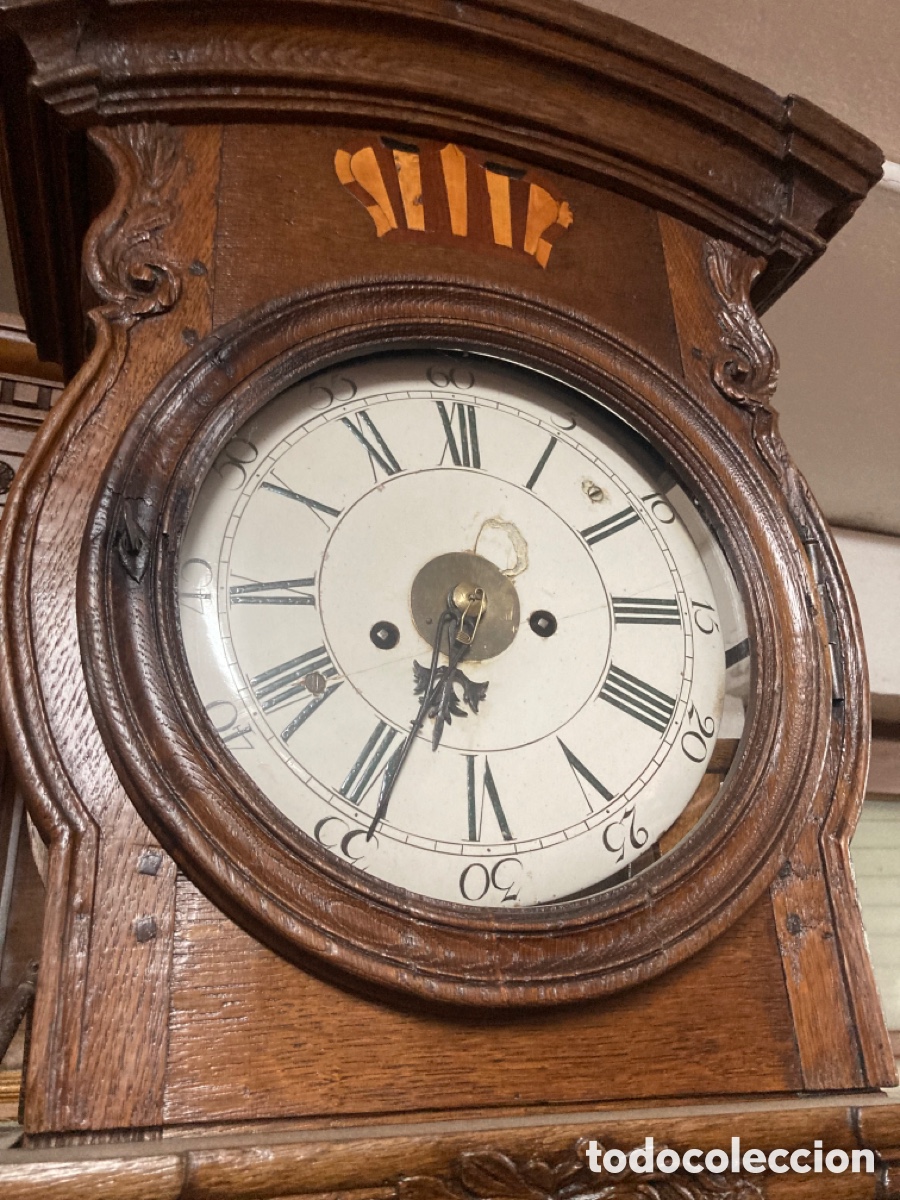 Antig&uuml;edades: Antiguo reloj con caja 1 polea - Foto 7