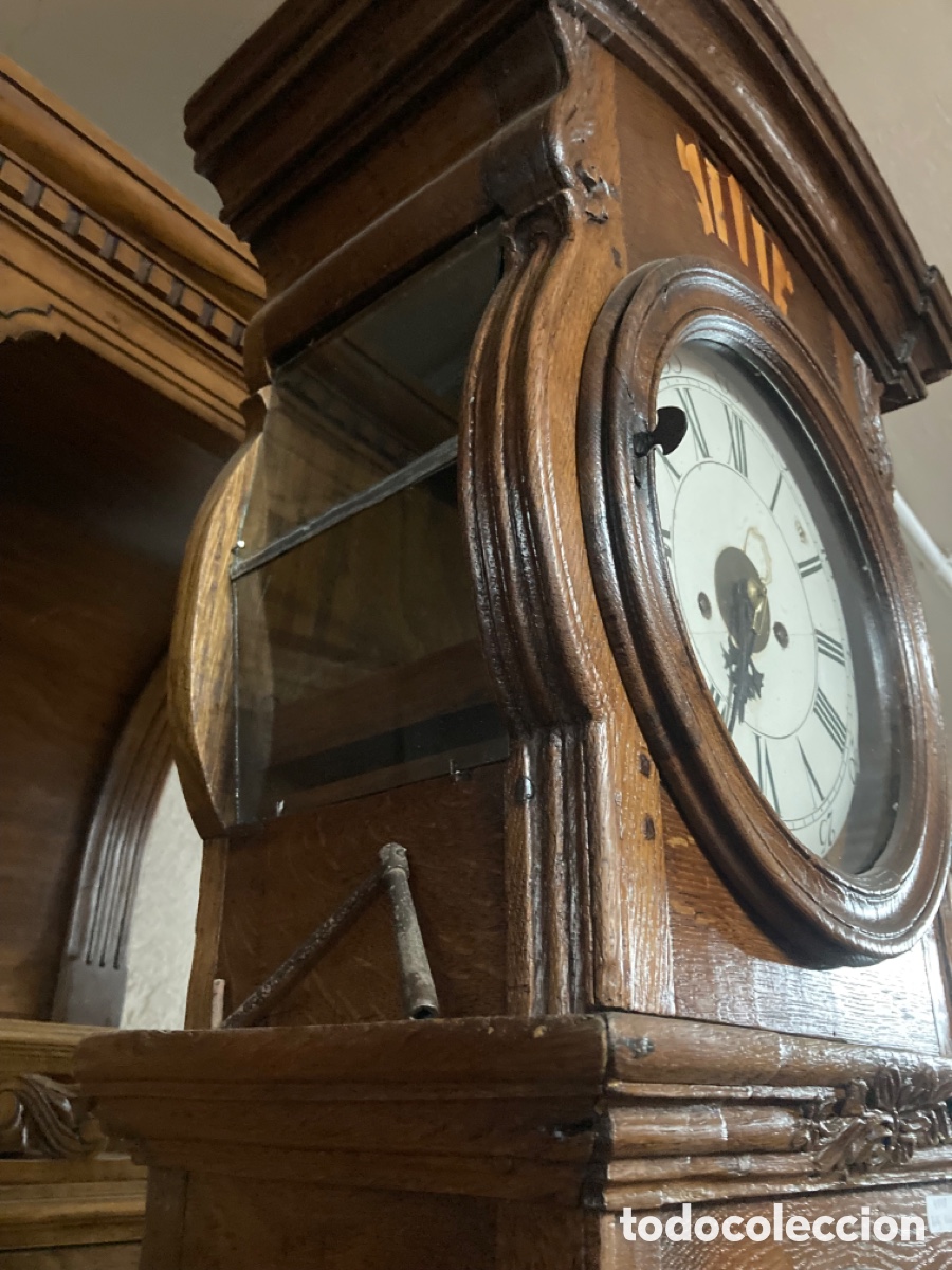 Antig&uuml;edades: Antiguo reloj con caja 1 polea - Foto 8