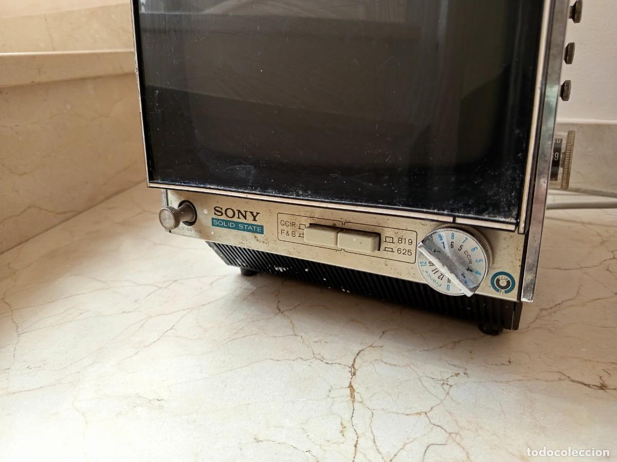Antig&uuml;edades: Antiguo televisor Sony Solid State 9-90 UM. Funciona! Vintage total - Foto 2