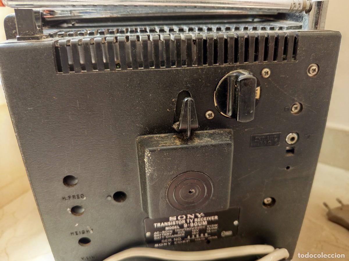 Antig&uuml;edades: Antiguo televisor Sony Solid State 9-90 UM. Funciona! Vintage total - Foto 4