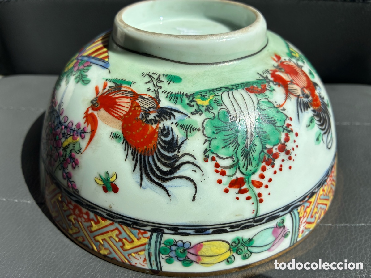 Antig&uuml;edades: Cuenco Porcelana chino XX - Foto 5