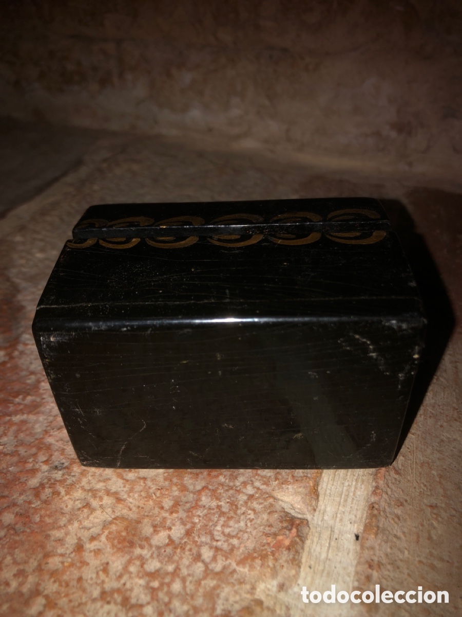 Antig&uuml;edades: Caja antigua pintada a mano - Foto 4
