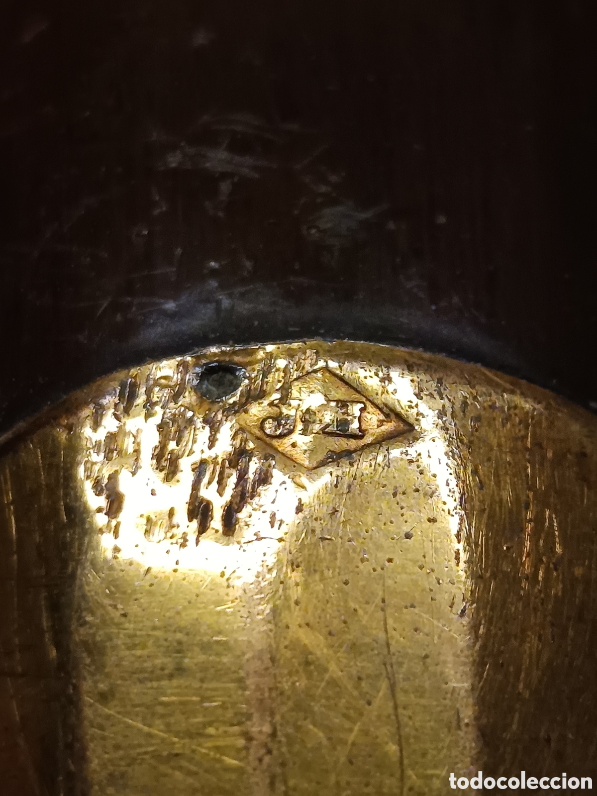 Antig&uuml;edades: Bast&oacute;n Howell London chapado en oro - Foto 8