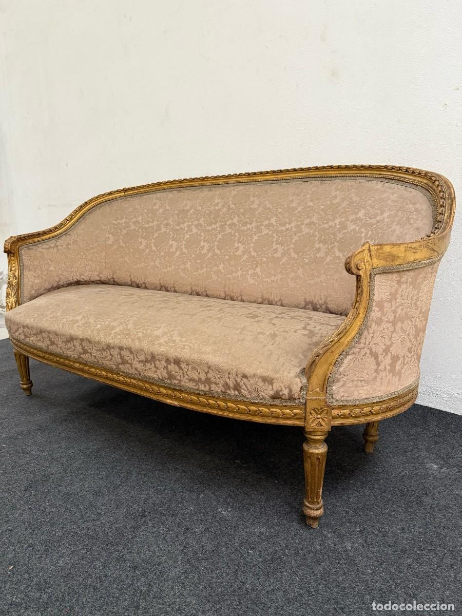 Antig&uuml;edades: Elegante sof&aacute; estilo Luis XV. - Foto 1