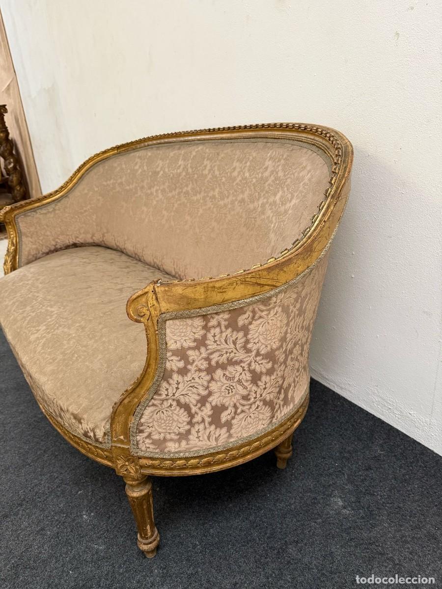 Antig&uuml;edades: Elegante sof&aacute; estilo Luis XV. - Foto 2