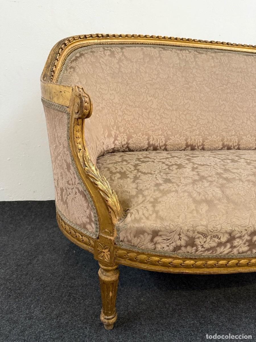 Antig&uuml;edades: Elegante sof&aacute; estilo Luis XV. - Foto 3