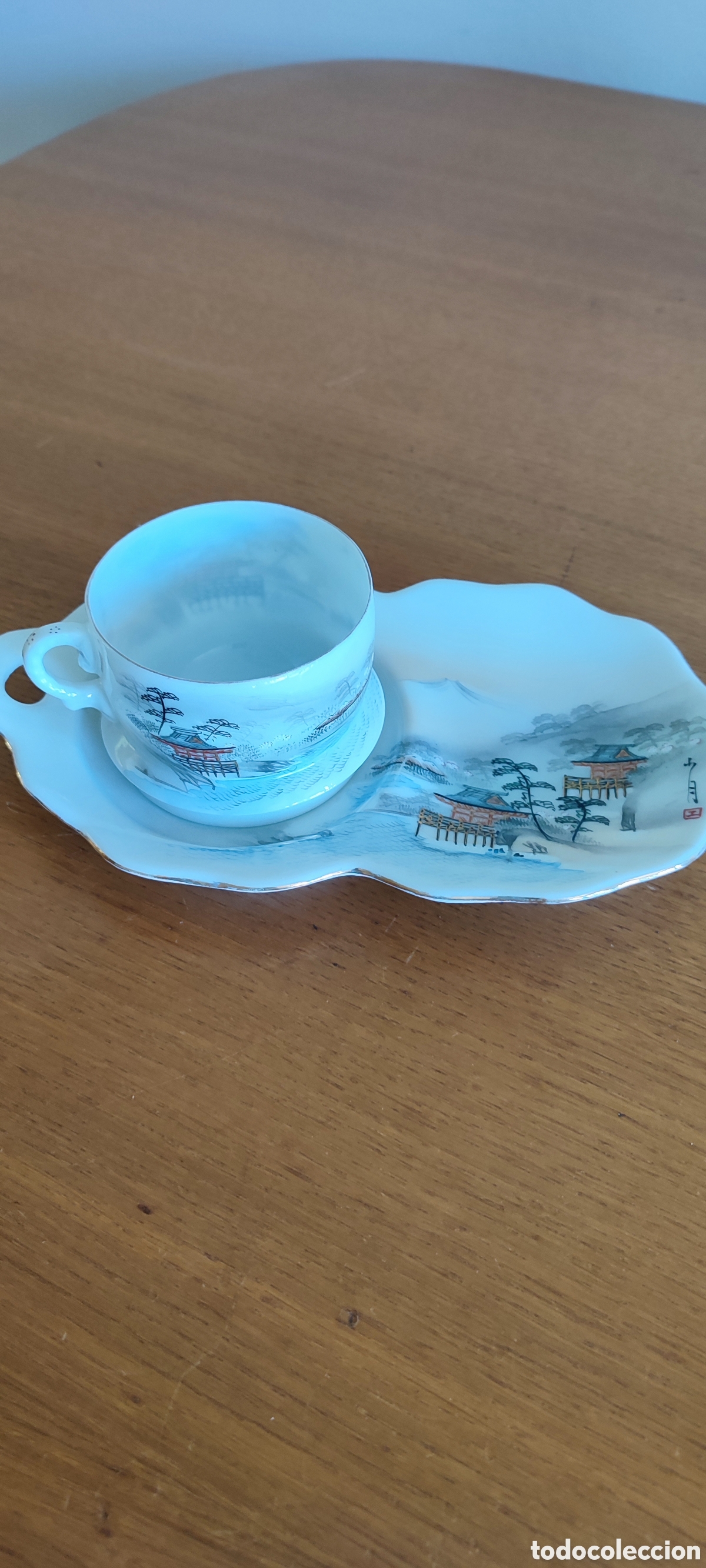 Antig&uuml;edades: Juego de te Japones Kutani - Foto 2