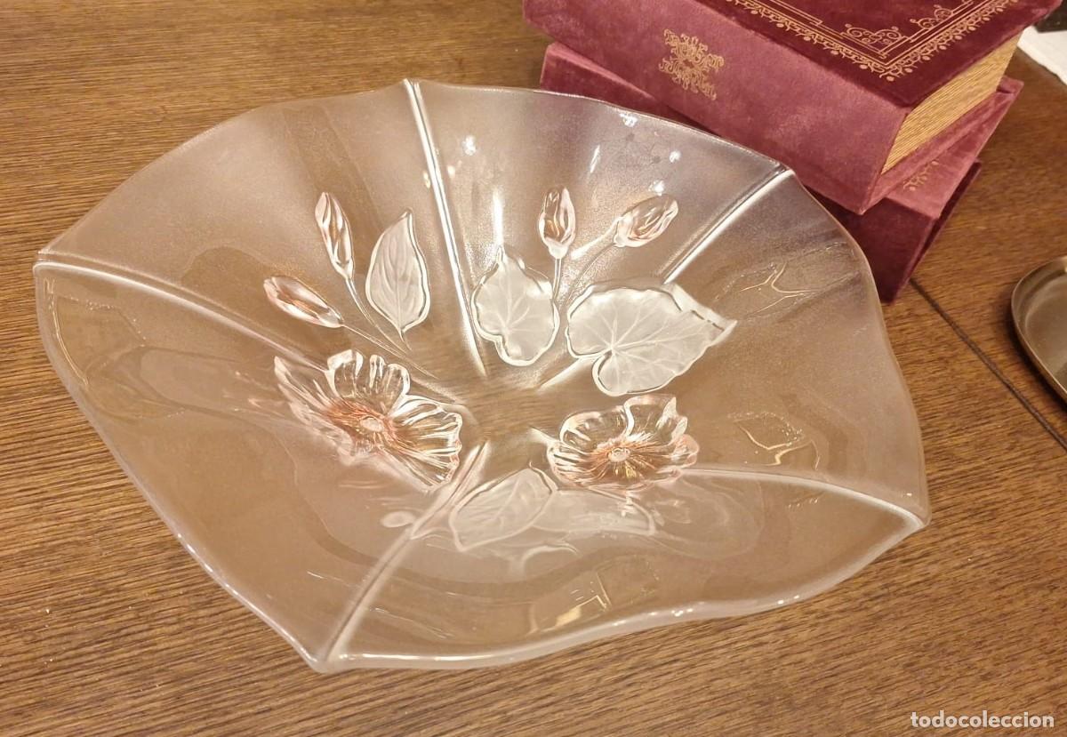 Antig&uuml;edades: Imponente Centro de Mesa de Cristal Mikasa - Foto 2