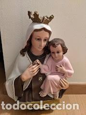 Antig&uuml;edades: BUSTO VIRGEN CON NI&Ntilde;O JES&Uacute;S - Foto 2