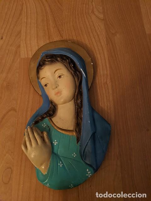 Antig&uuml;edades: BUSTO VIRGEN PARA COLGAR - Foto 1
