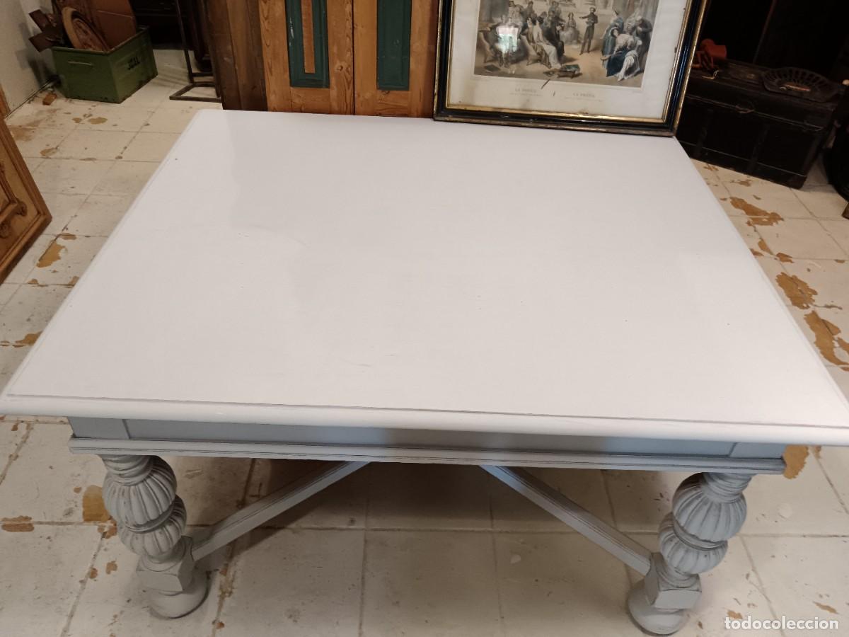 Antig&uuml;edades: MESA DE COMEDOR EXTENSIBLE - Foto 2