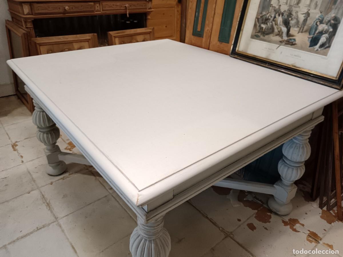 Antig&uuml;edades: MESA DE COMEDOR EXTENSIBLE - Foto 4