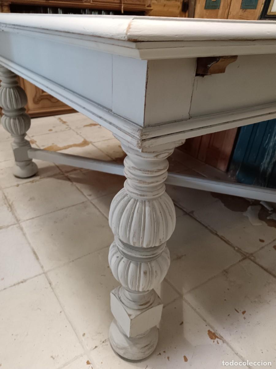 Antig&uuml;edades: MESA DE COMEDOR EXTENSIBLE - Foto 6