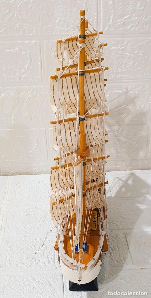 Antig&uuml;edades: Maqueta barco velero en madera - Foto 4