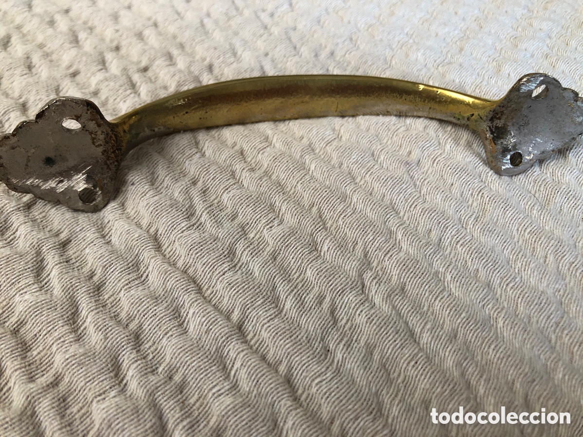 Antig&uuml;edades: Antiguo tirador de bronce - Foto 4