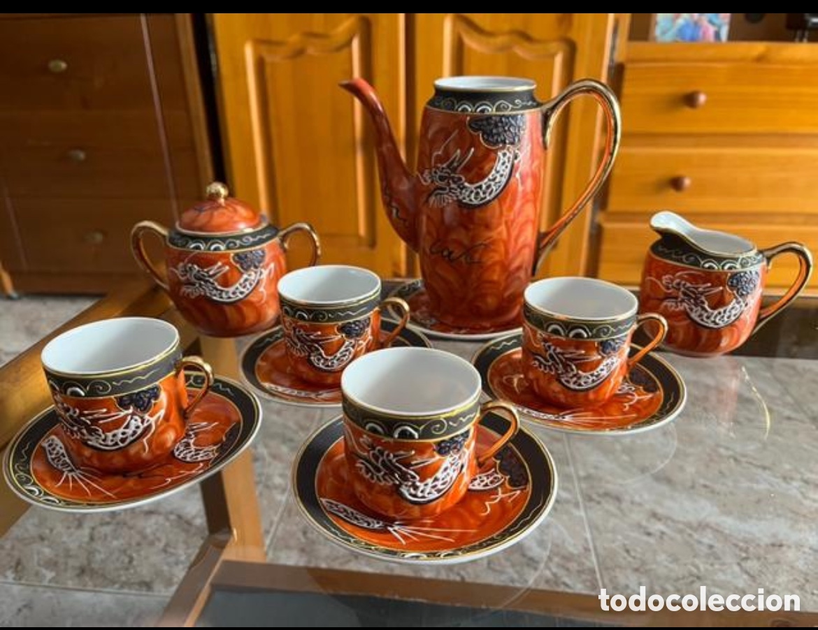 Antig&uuml;edades: Juego de caf&eacute; japon&eacute;s - Foto 2