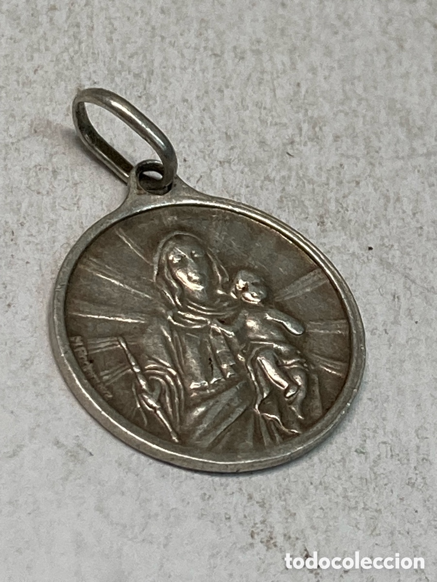 Antig&uuml;edades: Medalla de plata religiosa C321 - Foto 1