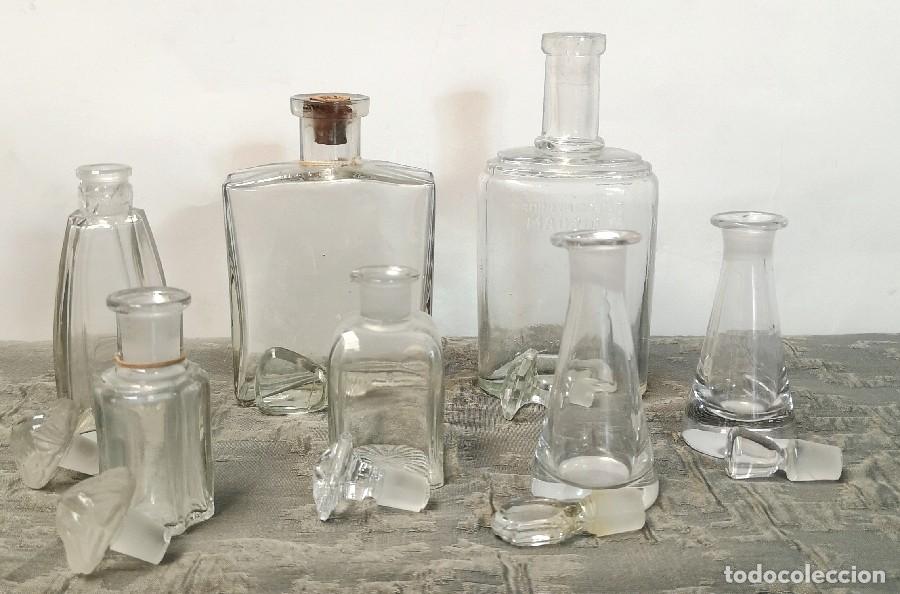 Antig&uuml;edades: Lote de Siete Perfumeros Antiguos - Foto 2
