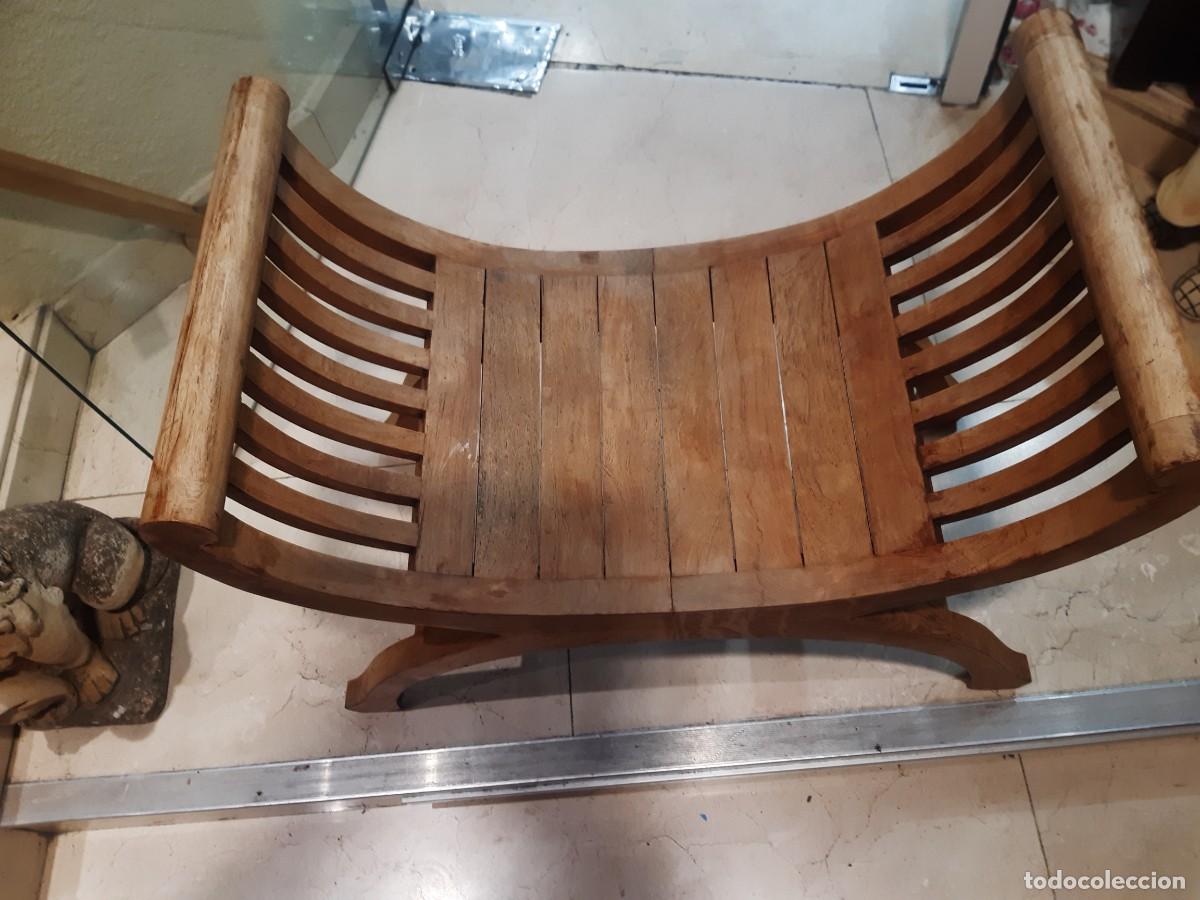 Antig&uuml;edades: JAMUGA DE MADERA MACIZA. IMPRESIONANTE - Foto 2
