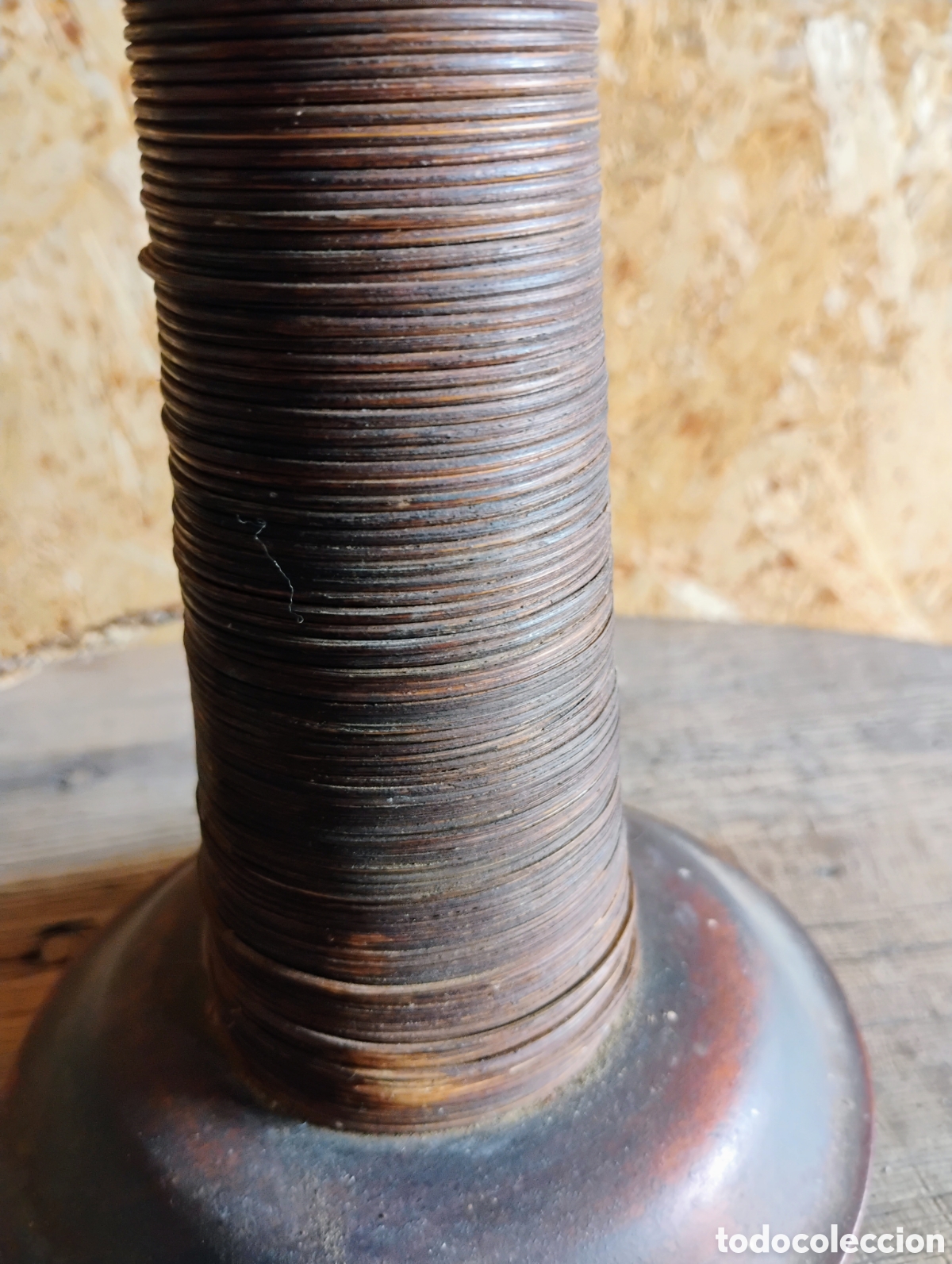Antig&uuml;edades: Antigua l&aacute;mpara de rat&aacute;n - Foto 6